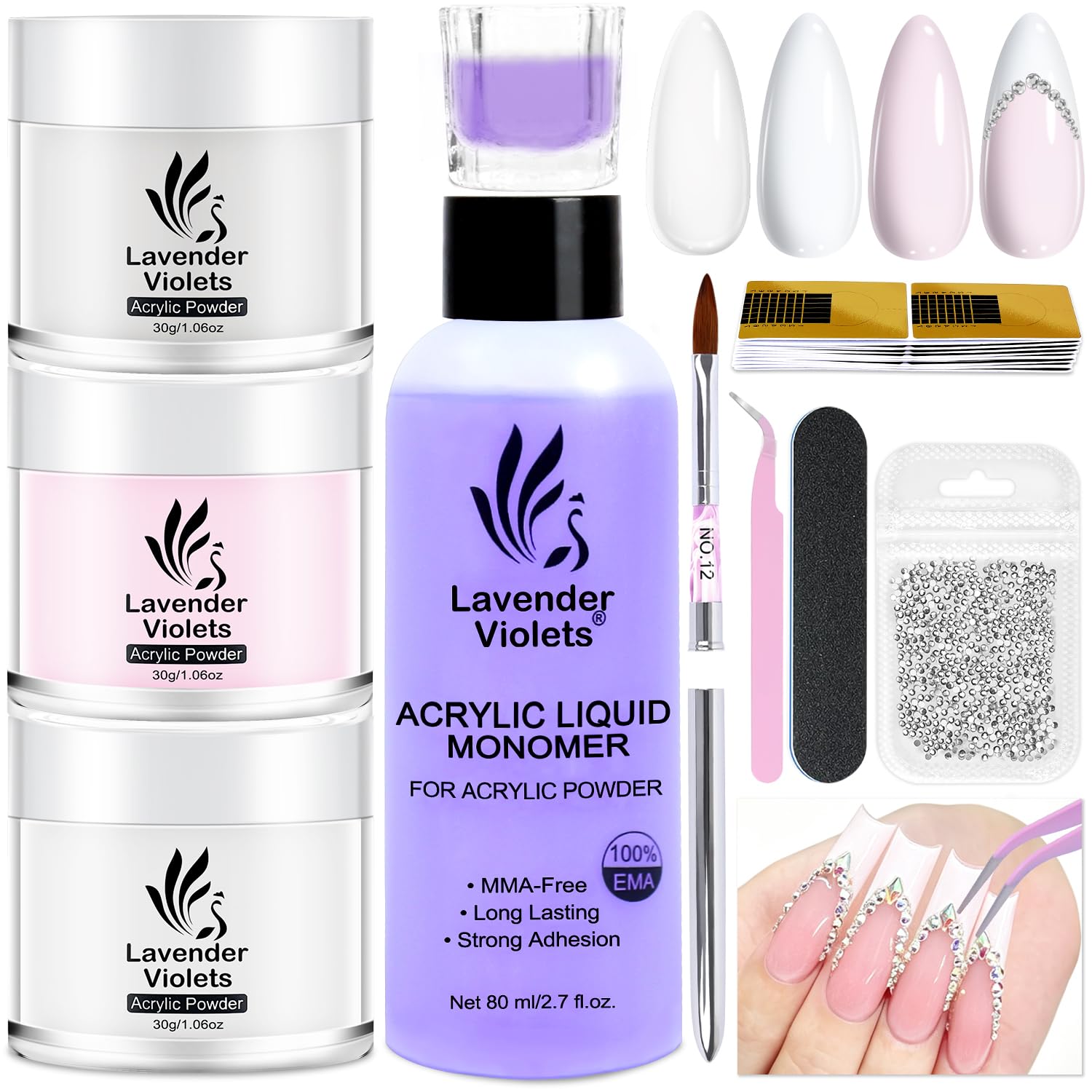 30g Acrylic Nail Kit for Beginners — Complete 11-Piece Set