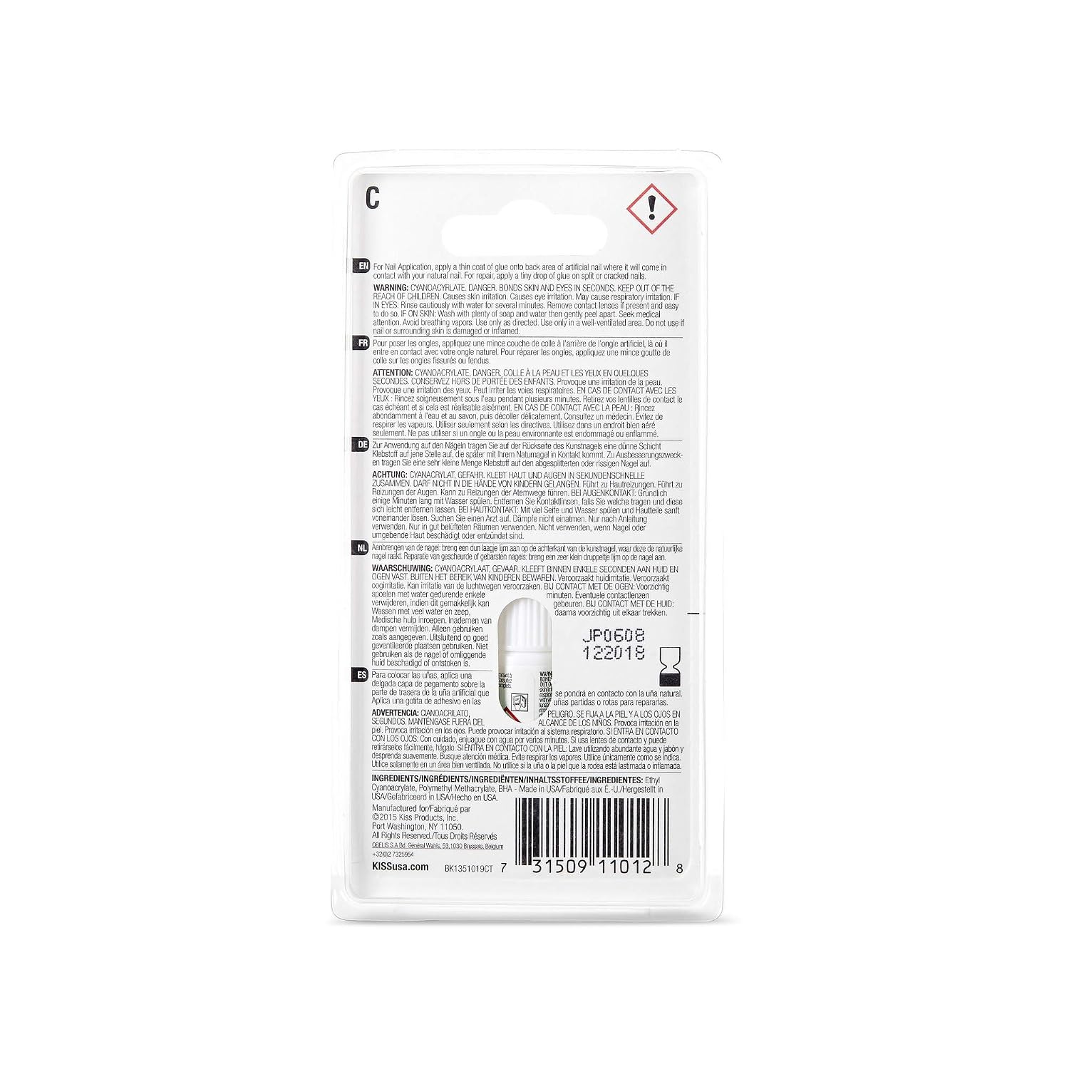 KISS Maximum Speed Nail Glue 3 pack - 3