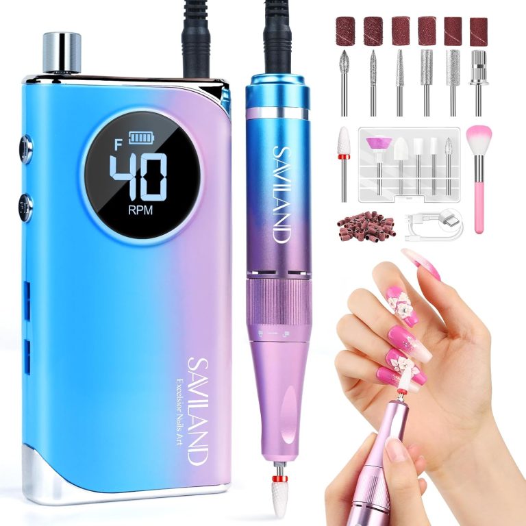 rechargeable 40000RPM nail drill with LCD Display