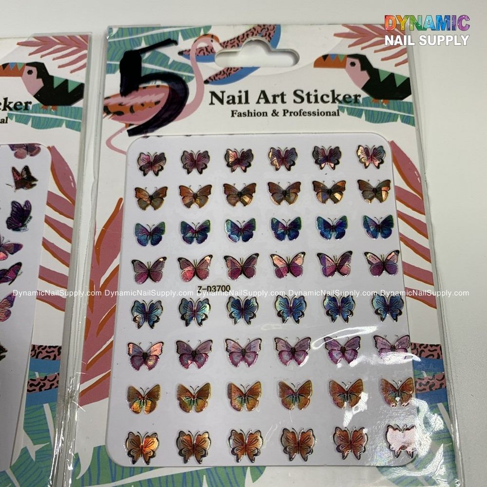 Butterfly Nail Stickers Set for Spring Nail Trends