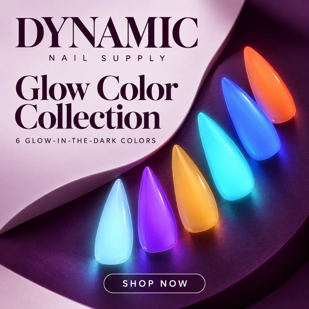 Glow Color Collection, six glow-in-the-dark nail colors