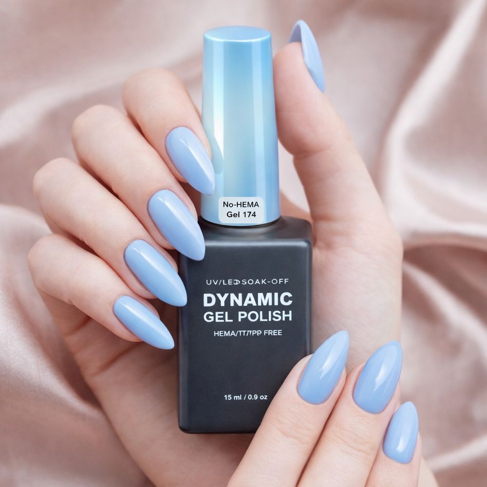 Pastel baby blue gel bottles - 3