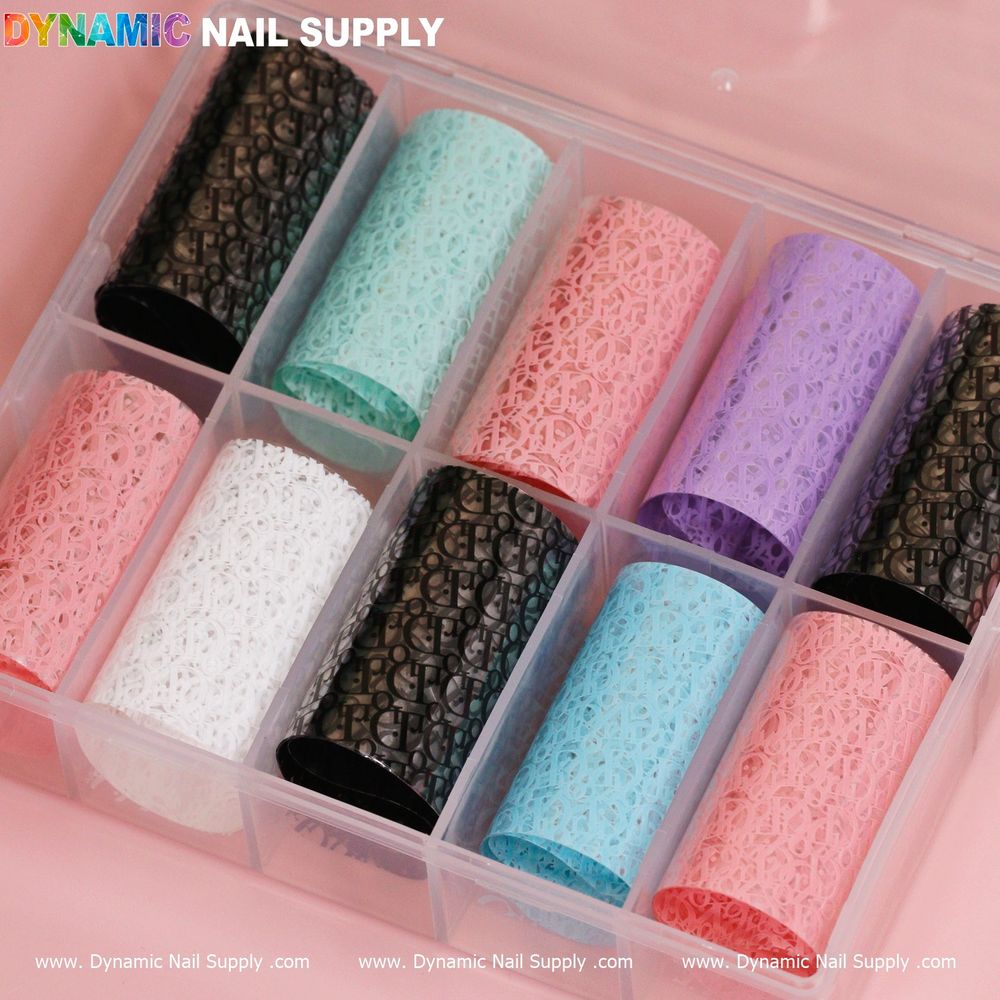 luxury nail art foils sheets - 2