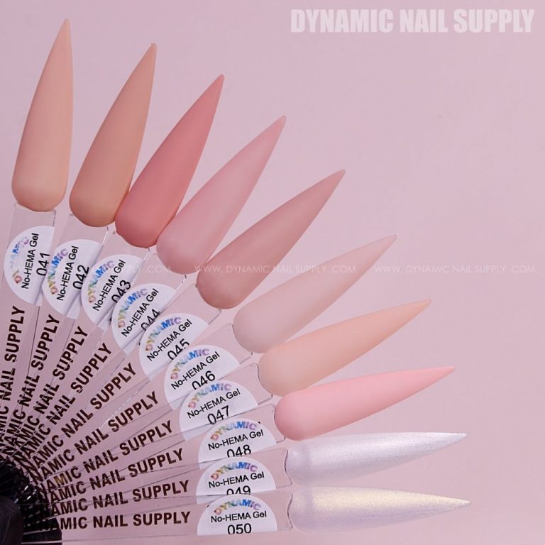 No HEMA Gel Polish Review: Colors 041–050 Overview