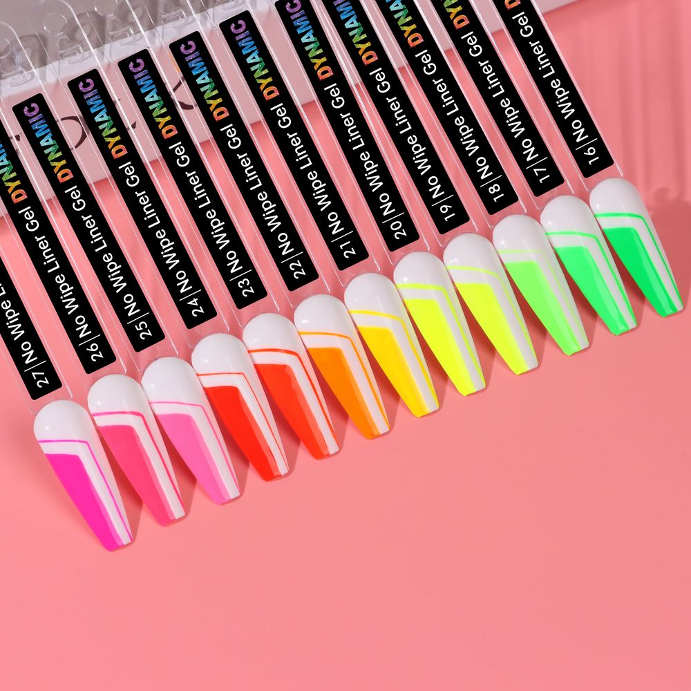 39-color no-wipe liner gel set - 2