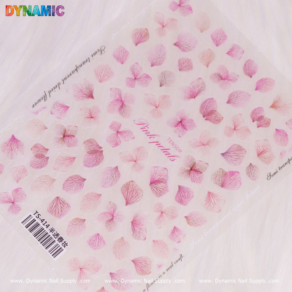 Quick Fix for Faded Nail Art: Pink Petal Nail Stickers