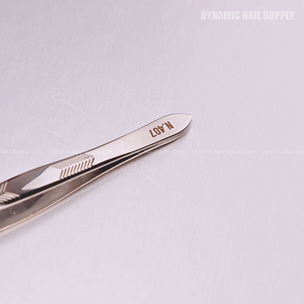 slanted head stainless steel tweezers - 6
