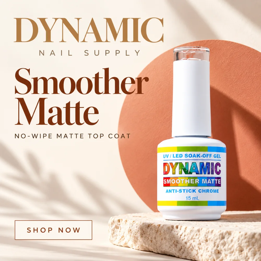 Smoother Matte no-wipe matte top coat gel